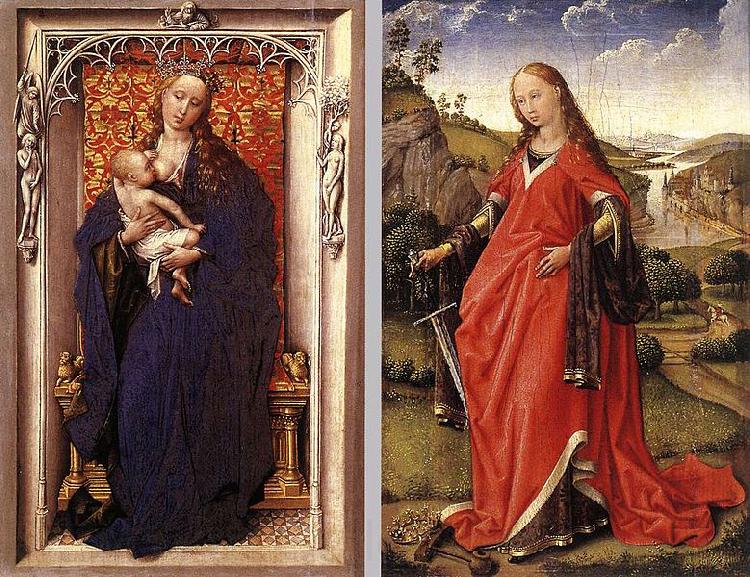 Rogier van der Weyden Diptych Spain oil painting art